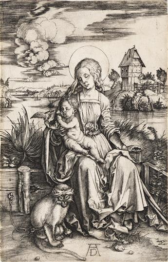 ALBRECHT DÜRER The Virgin and Child with the Monkey.                                                                                             